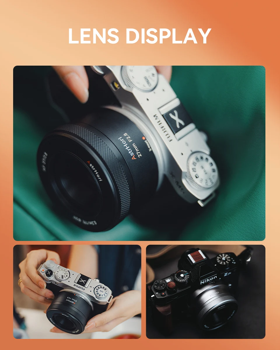 AstrHori 27mm f2.8 Autofokus APS-C Prime Objektiv für Nikon Z Z5 Z6 Z7 Z9 Z50 ZFC Serie Moutn Kameras – Detail 2