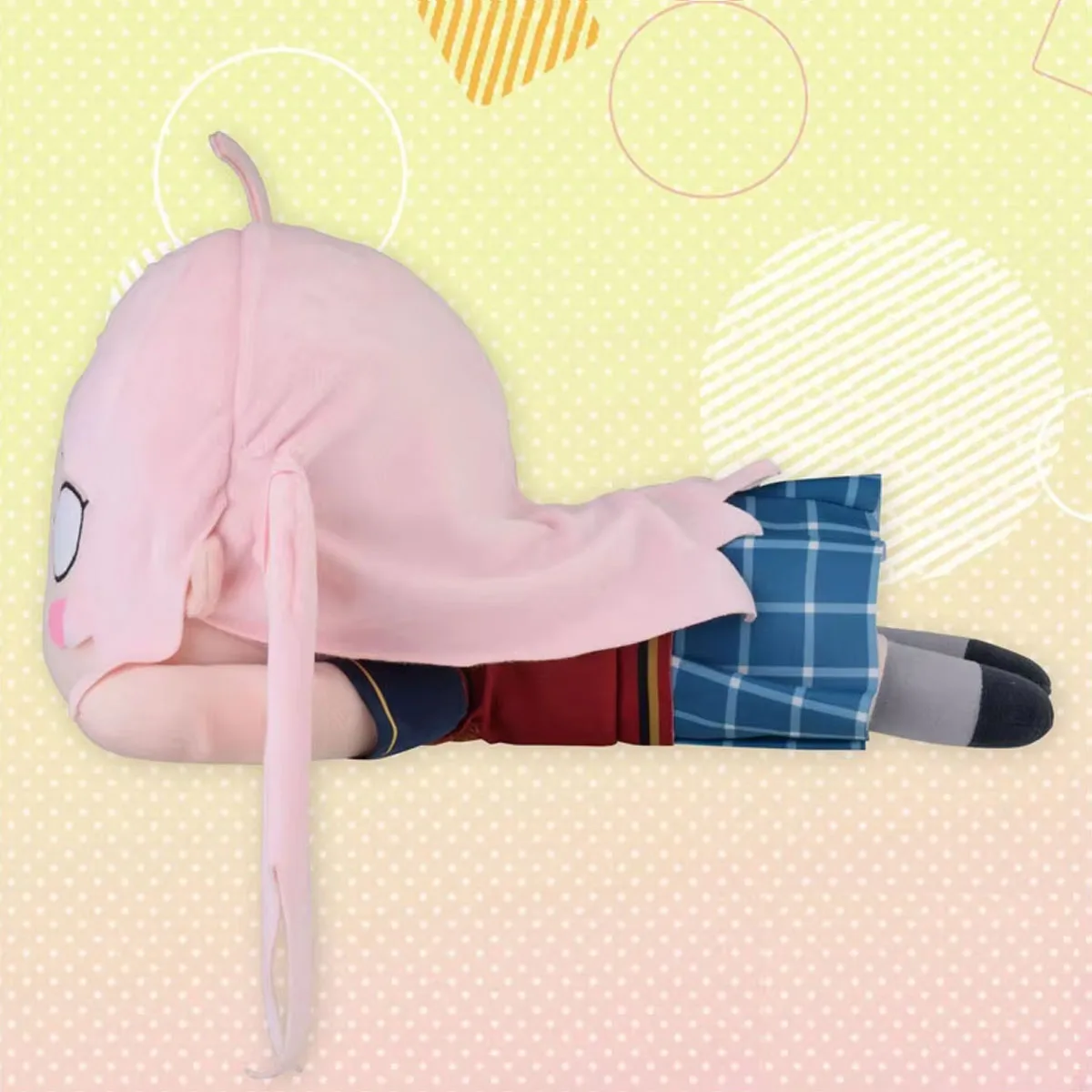 Simpatico anime giapponese Love Live! Nijigasaki High School Idol Club Zhong Lanzhu Lay Down Big Peluche Ripiene Cuscino Bambola Giocattolo Regali 40 cm