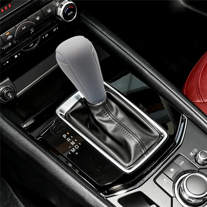 For Mazda2016 2017 2018 2019 2020 2021 2022 2023 2024 2025Cx-5 Car Silicone Automatic Gear Shift Lever Protective Cover Gear Shift Lever Transmission Gear Shift Knob Cover