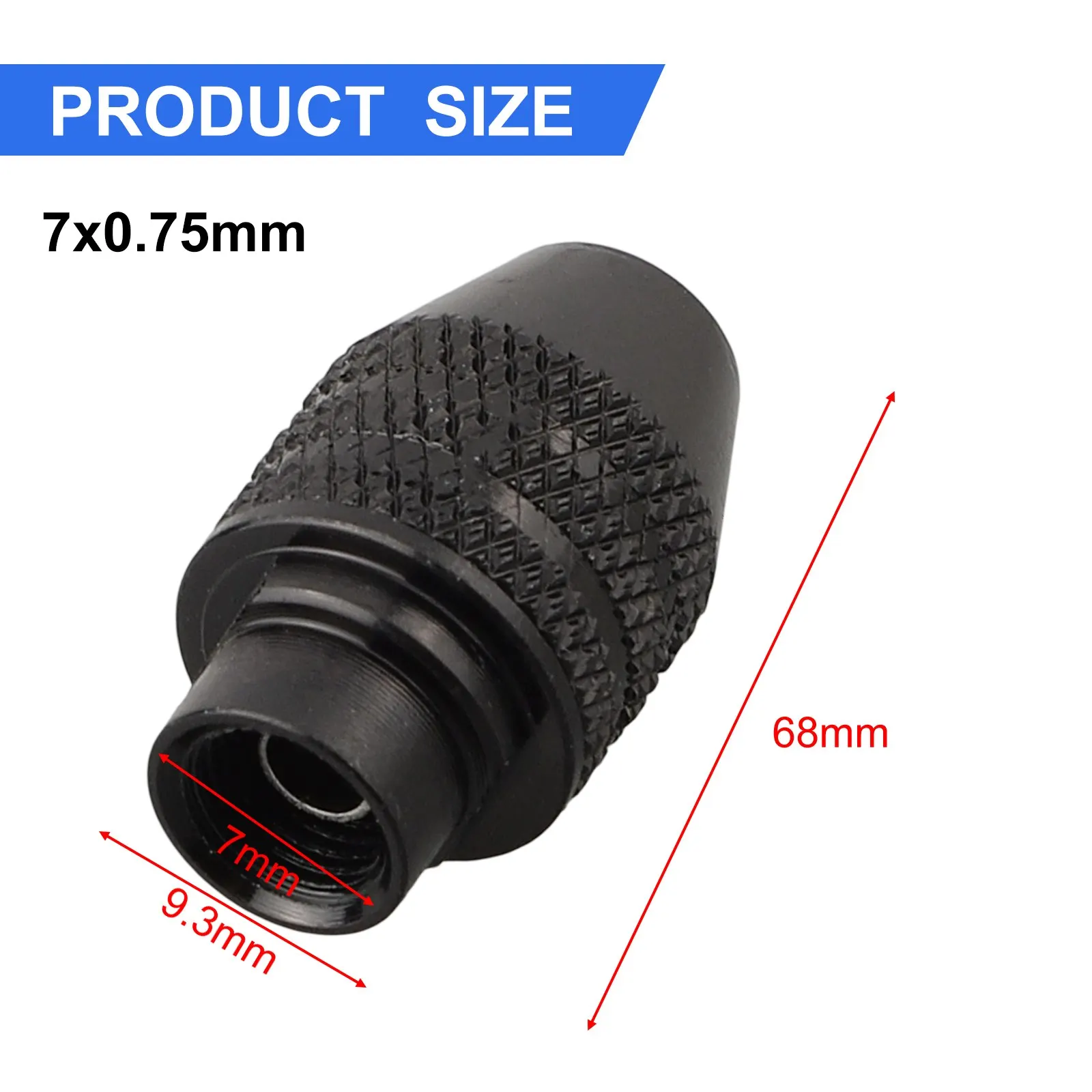 

0.3-3.4mm Drill Chuck Adapter 0.75mm M7 M8 Multi Electric Grinder Three-jaw Drill Chuck Quick Change Chuck Machinery Accessories