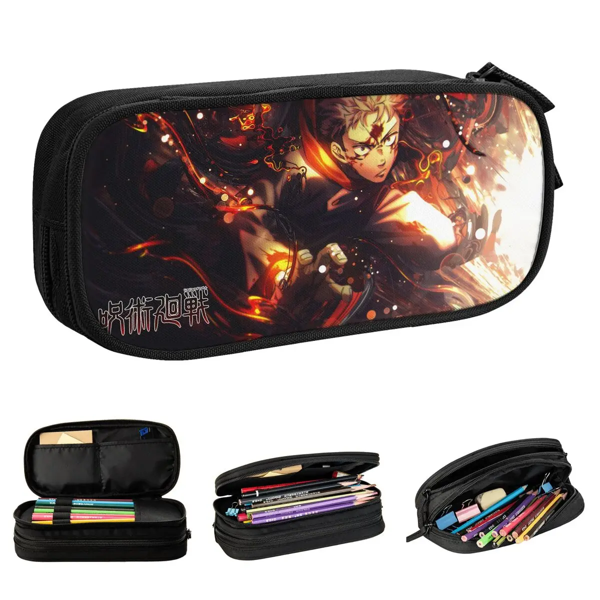 Jujutsu Kaisen аниме пеналы милые Itadori Yuuji сумка для ручек для девочек и мальчиков большая вместимость для студентов школьные подарки пеналы
