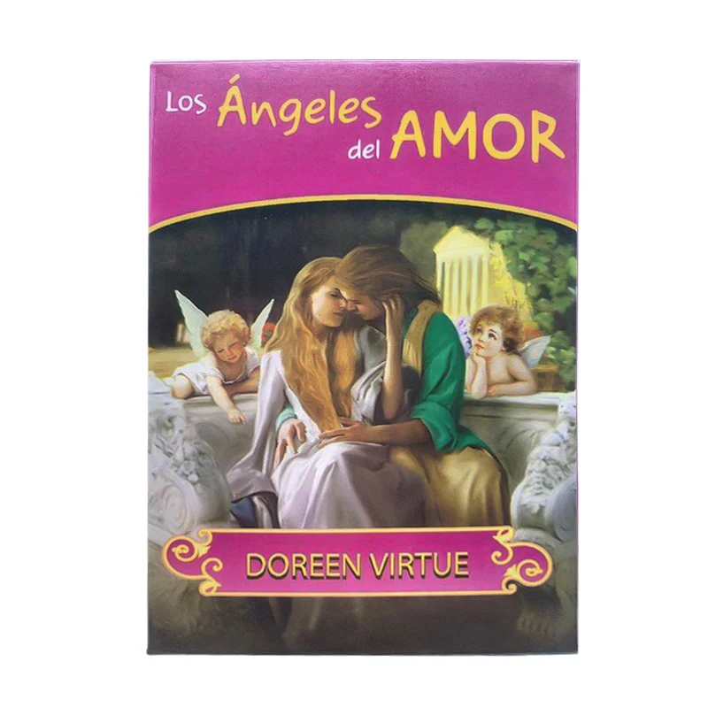 Spanish Version Romance Angels Oracle Card For Daily Love Life Issues Guide And Enlightenment Card Tarot