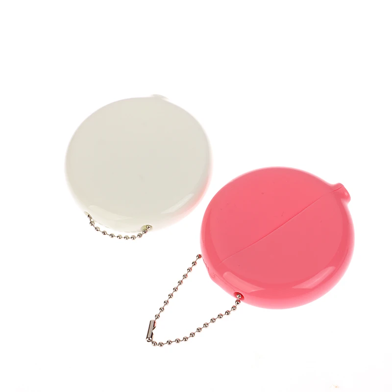 Silicone Mini Round Coin Holder Case Coin Purses Women Girls Fashion Coin Purse Wallet For Kids Women Ladies Candy Color