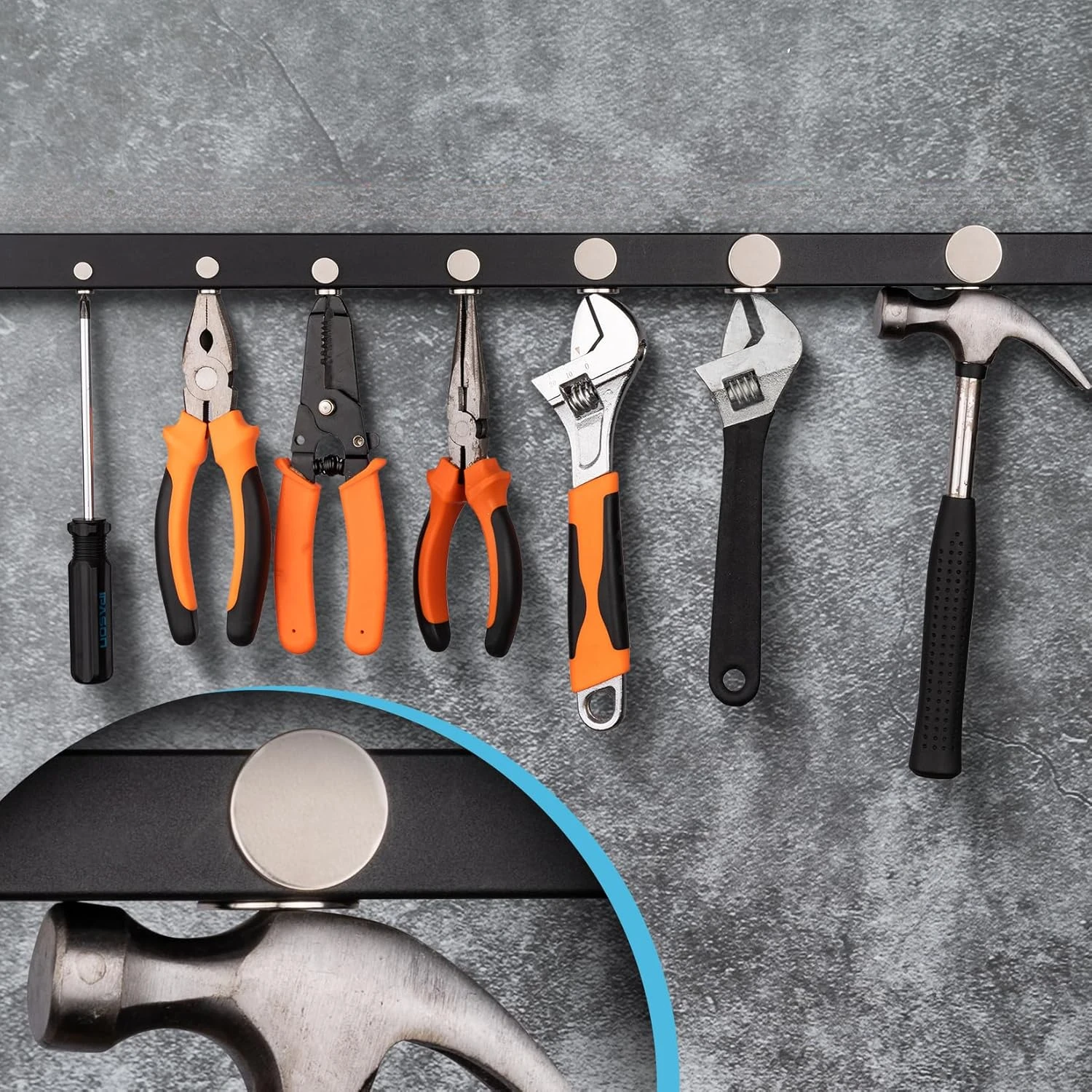 15x1/25x2mm - Okrągły, uniwersalny, mocny magnes, szeroko stosowany w biurach, na tablicach, do mocowania zdjęć, rękodzieł na Halloween, w garażach