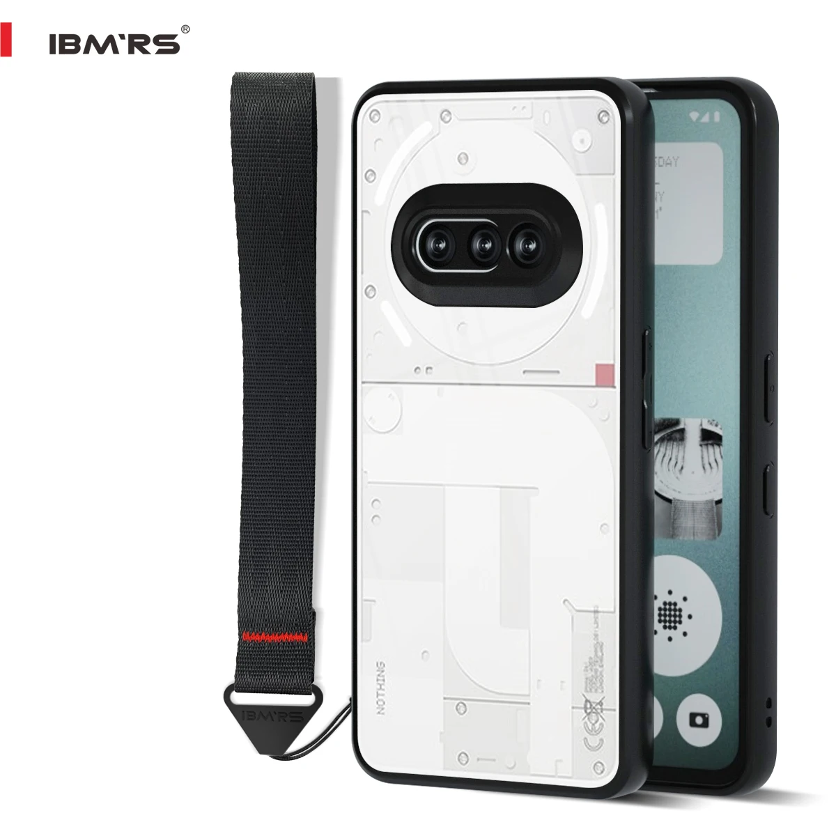 

For Nothing Phone 3A Case,Wrist Strap & Lanyard, Rugged Anti-Scratch Shockproof Cover for Outdoor Daily Use