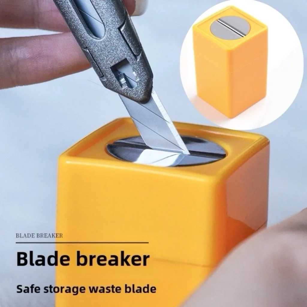Utility Professional Blade Disposal Container Snap Off Knife Waste Blade Storage Box for Tinting Film PPF Sticker Cutting Tools