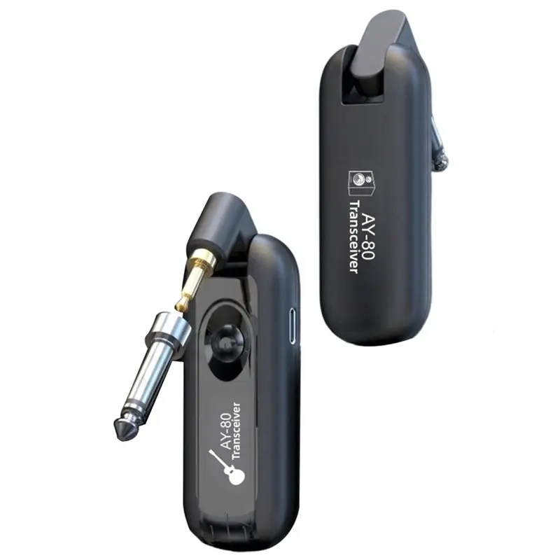HOES-Guitar Wireless Transmission Audio Transceiver 2.4Ghz Wireless Guitar System Transmitter Receiver For Instant Pairing