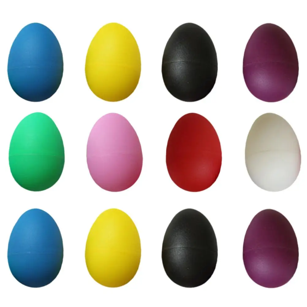 

12 Pcs Percussion Instrument Maracas Egg Musical Toys Shake Eggs Kids Pvc Toddler