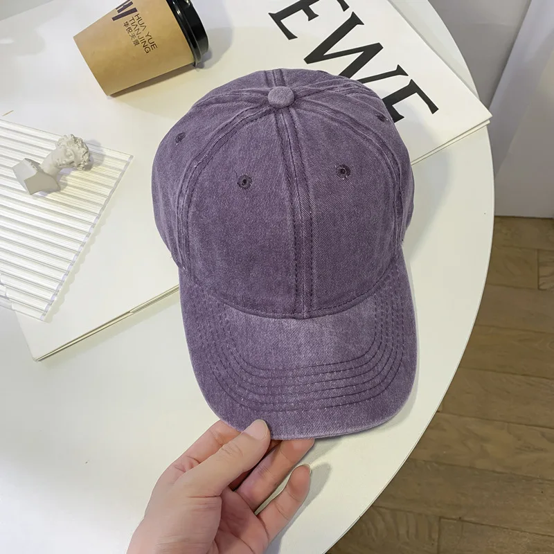 Cotton Baseball Cap for Men and Women Fashion Embroidery Hat Cotton Soft Top Visor Caps Casual Outdoor Retro Snapback Hat Unisex