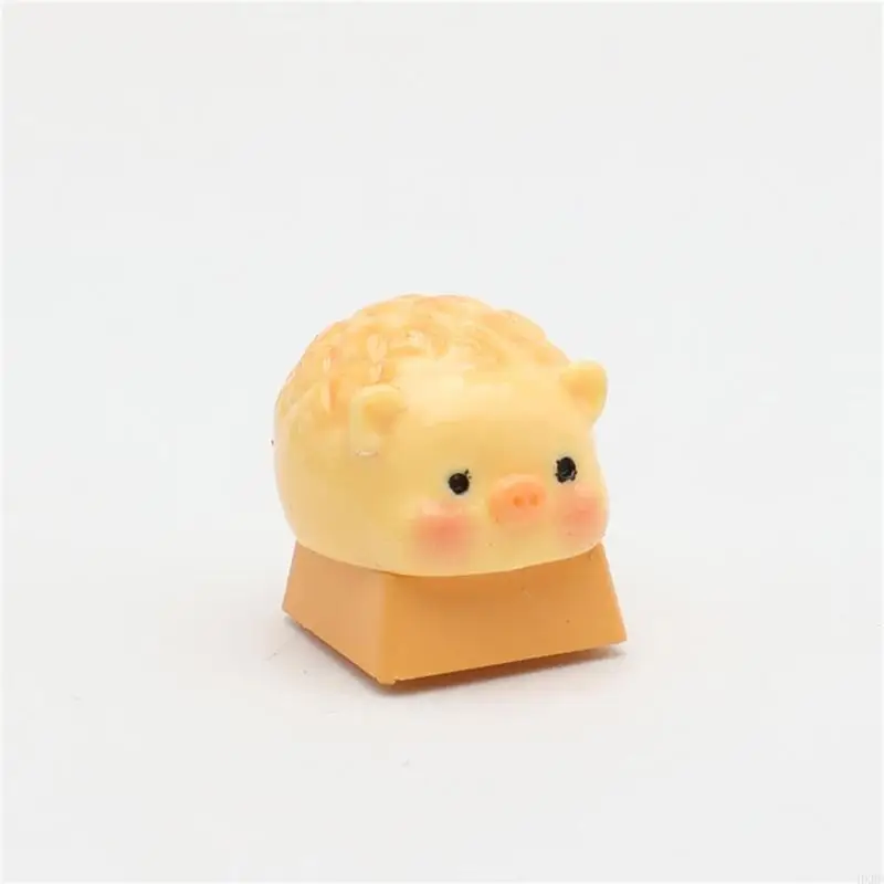 2025 Nuovi Resine fatte a mano KeyCaps 3D Pig Pineapple Buncap per panino per croci Axise Taste meccaniche Custimeds KeyCap