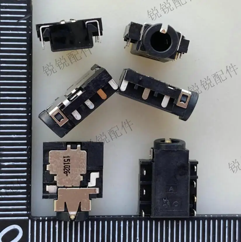 For signal connector 2SJ3095-001111F audio interface, female seat 7P sinking plate 3.5 earphone socket