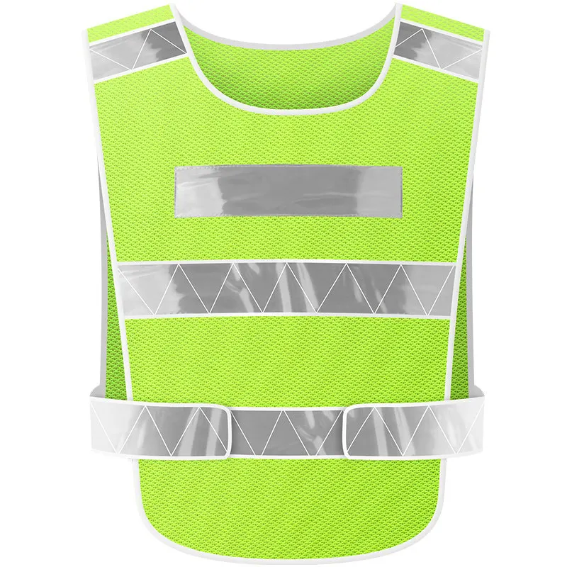 8 Colors Ready Stock Adjustable Safety Vest Reflective Jacket Security Waistcoat Vest Night Riding Vest