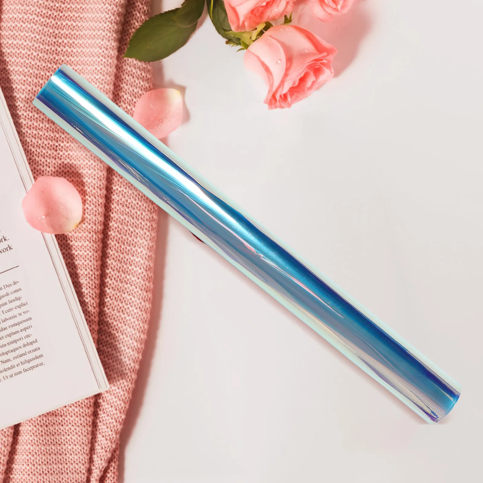 

Rainbow Sticker Holographic Window Film Iridescent Glass Cling For Photography Filter Car Laptop Art Craft Waterproof Permanent