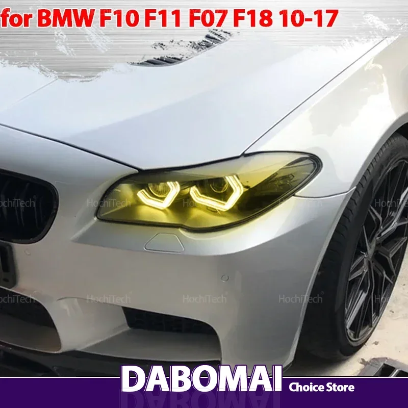 

Лимонно-желтый цвет M4 Style Day Light Белый светодиодный кольцевой светильник «ангельский глаз» DRL для BMW 5 серии F10 F11 F07 F18 520i 528i 530i M5 10-17