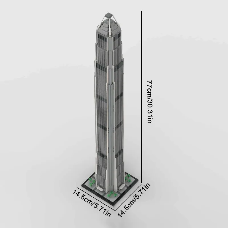 بينغ مركز مالي مباني منزل مجموعات مدينة شقة مخزن العمارة وحدات المباني كتل أطقم منمذجة ، هدية 2716 قطعة #3