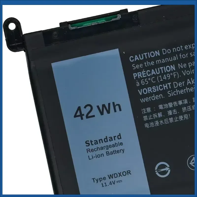 11.4V 3500mAh WDX0R for Dell Inspiron 13 5000 5368 5378 7368 7378 14 7000 7560 7460 5468 15 7560 5538 5567 5568 P61F T2JX4