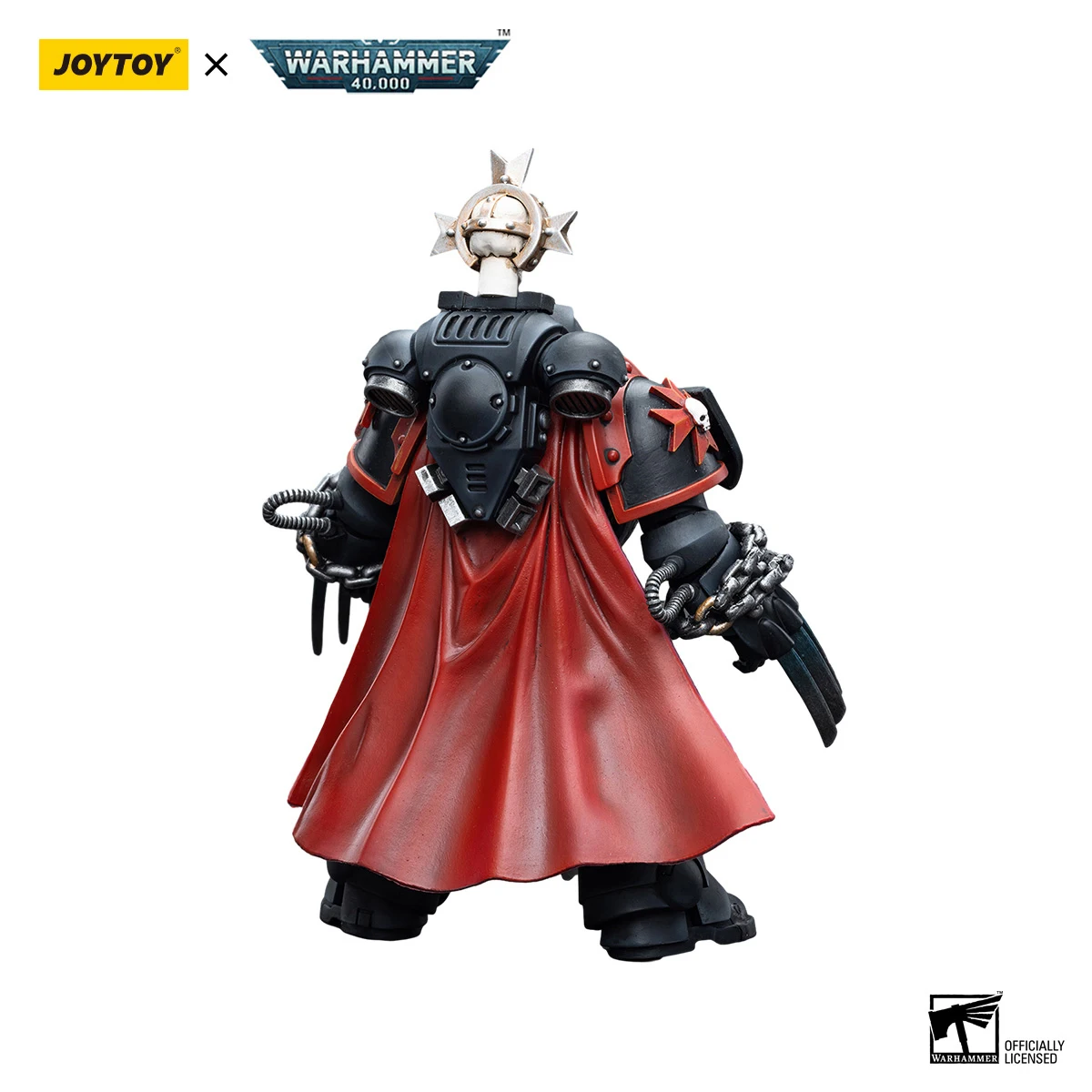 مجسمات الأكشن JOYTOY Warhammer 40k 1/18 Black Templars Primaris Sword Brethren Alberic Granbertus