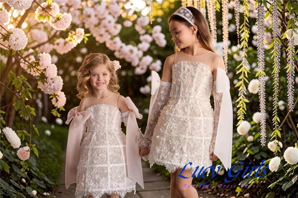 robe-de-demoiselle-d'honneur-en-dentelle-de-qualite-delicate-style-petite-princesse-moelleuse-avec-nœud-et-poignets-a-revers-pour-mariage-anniversaire-soiree-ou-bal-de-promo