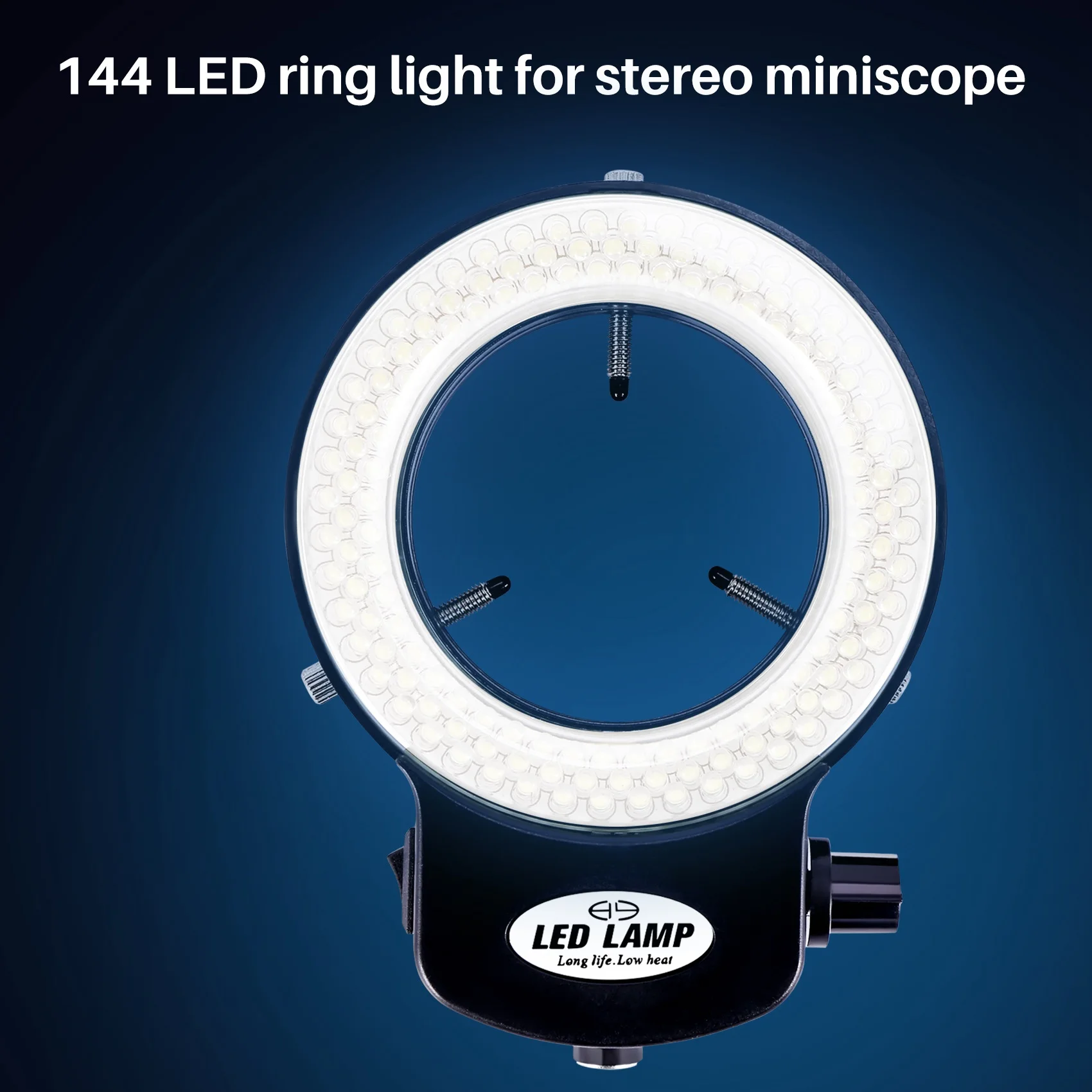 144 LED miniscope ring light ring light 0 - 100% adjustable lamp for miniscope ring light