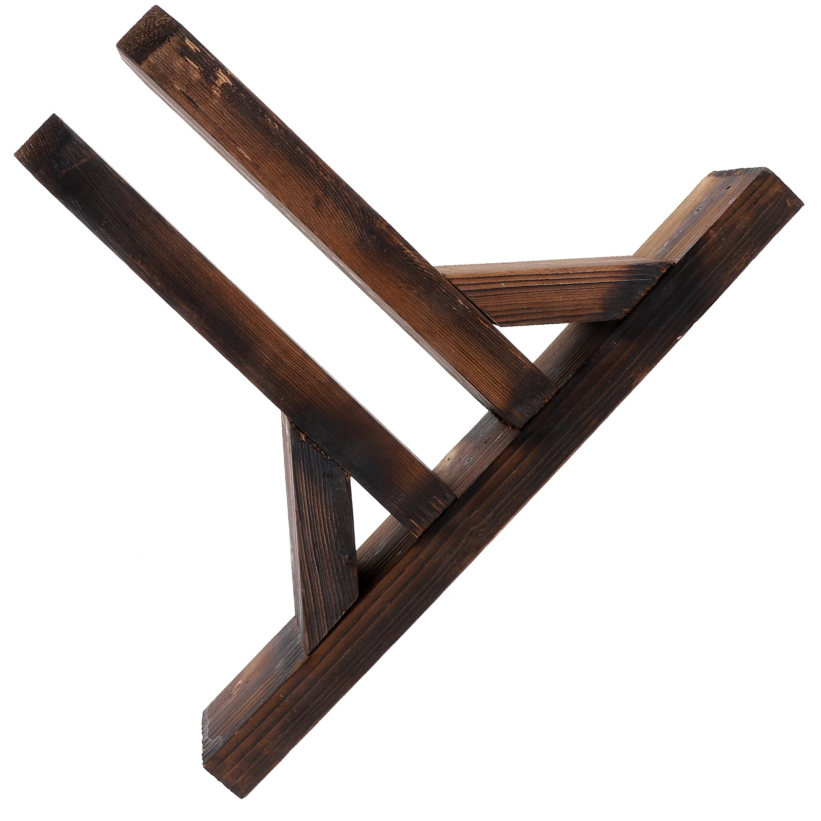 

Solid Wood Fence Base for Small Courtyard Garden Decorative Post Fence Holder Wooden Supplies Stable Structure Easy Install Long