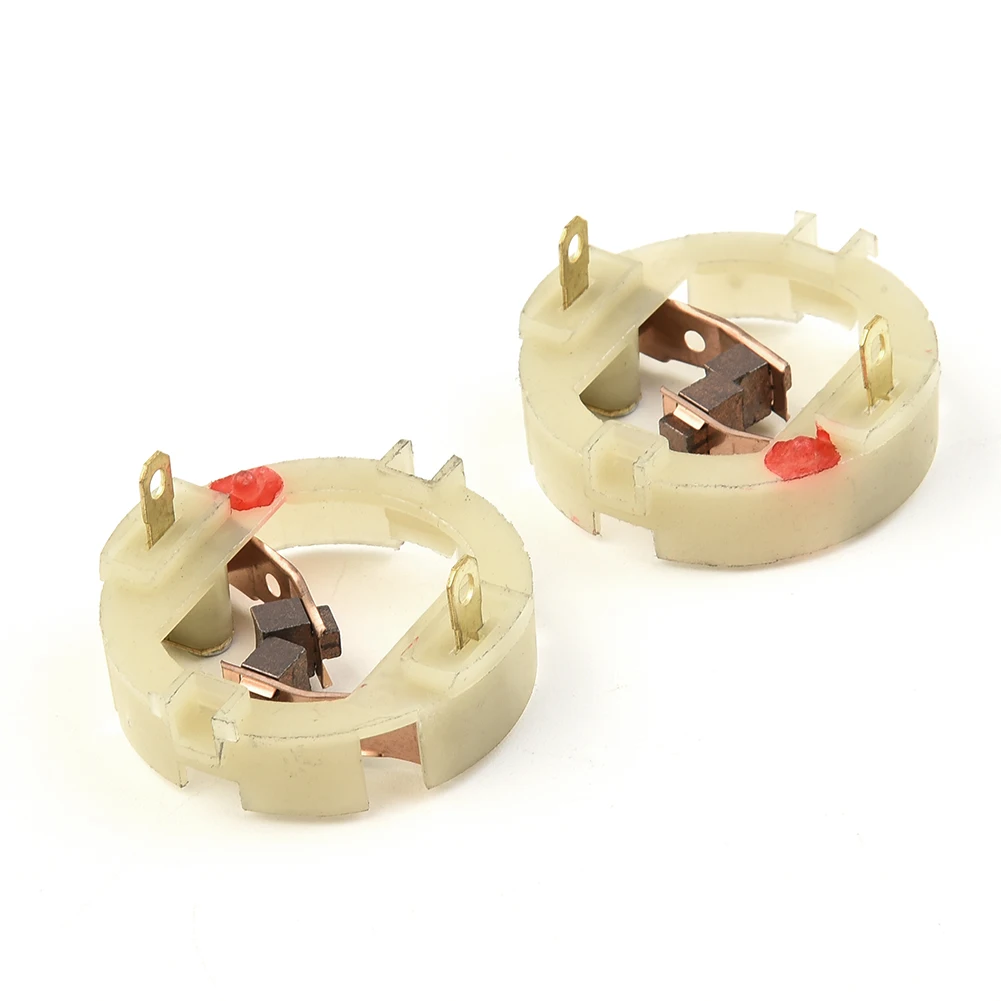 High Quality Hot Sale Brand New Carbon Brush Holder Accessories 2pcs 35*35*20mm Easy To Install Highly Match Repair