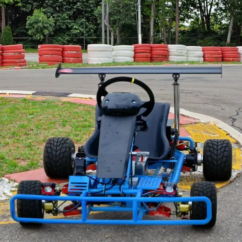 أداء سباق كارت الانجراف الكهربائي للطرق الوعرة في الهواء الطلق 120 كم/ساعة أقصى قدرة تحميل 200 كجم للبالغين #4