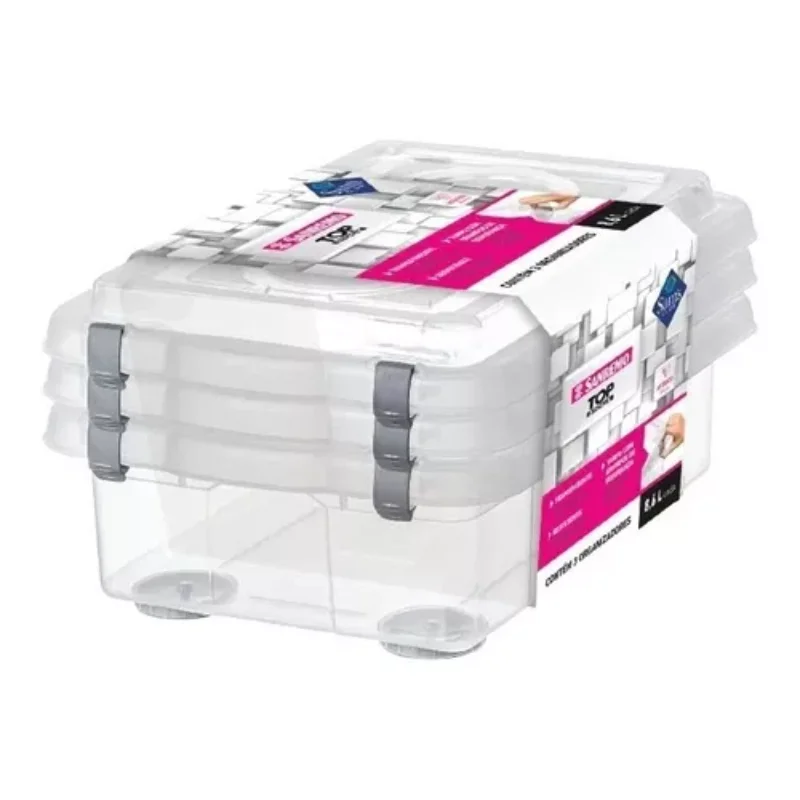 Organizer Boxes 3 Units 8.6 Liters Each  Boxes, Boxes and Baskets Decorative Boxes