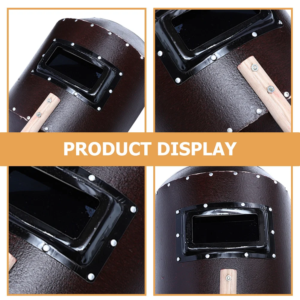 

2 шт. ручной сварочный щиток портативная прочная легкая маска сварщика защитная маска для лица удобный капюшон