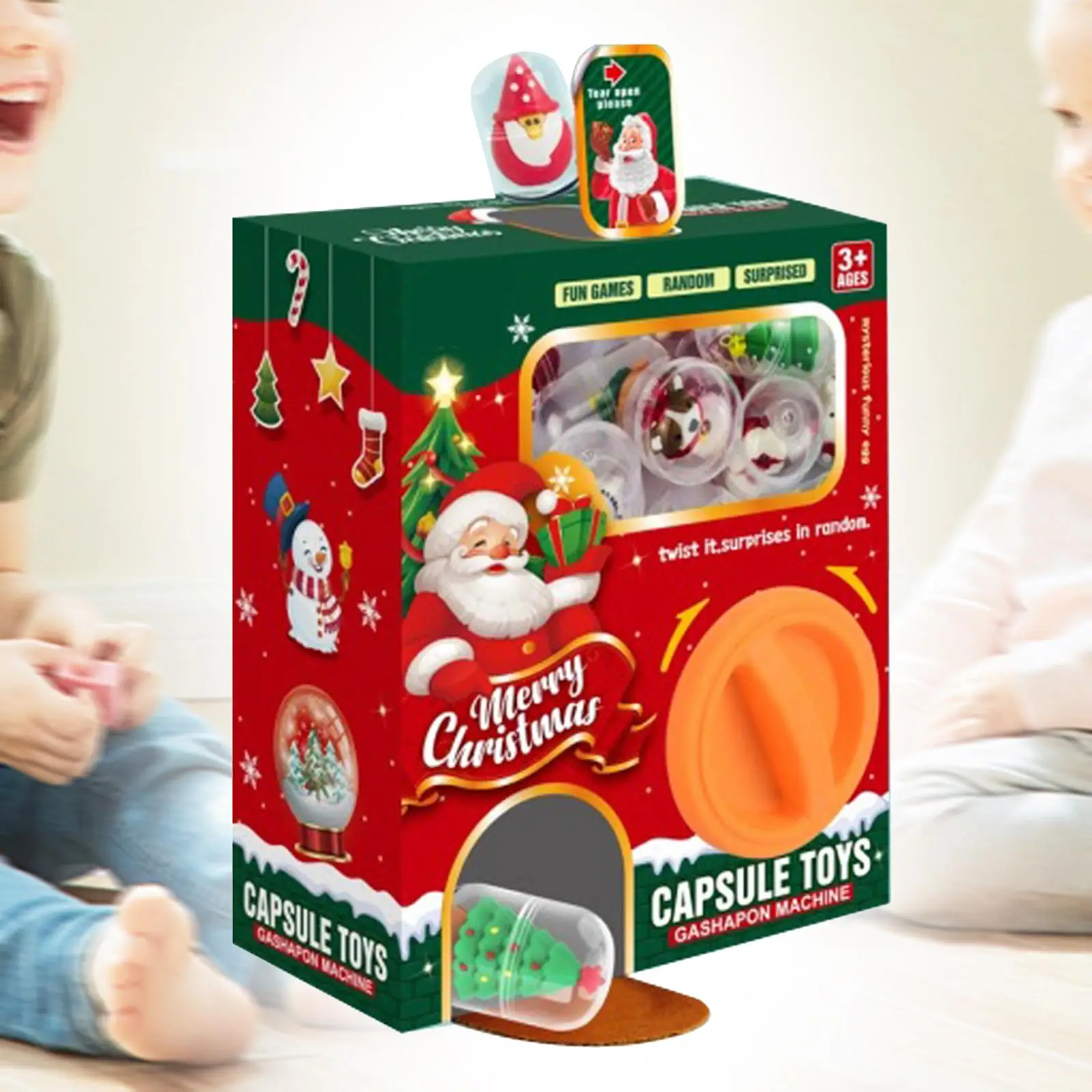 Christmas Toy Vending Device Funny Mini Christmas Egg Claw Machine Christmas Vending Machines for Children Toddlers