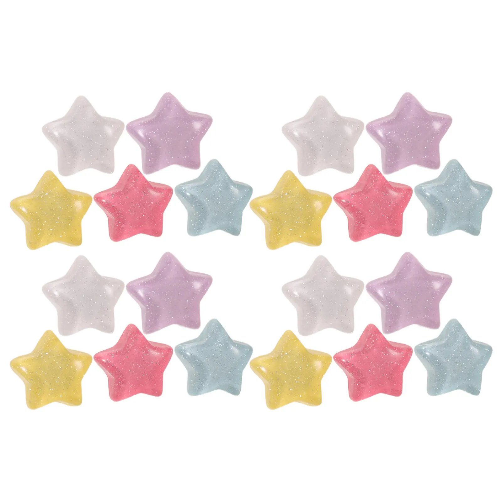 20Pcs Glitter Star Push Pins Purple Five-Pointed Star Thumbtacks Cork Board Map Markers Photo Wall Pushpins Bulletin Board Pins