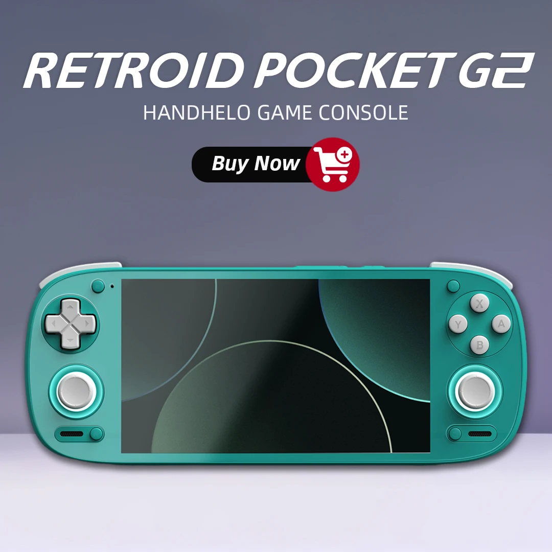 AMPOWN Retroid Pocket G2 Handheld Game Player 5.5'' AMOLED 1080P 60Hz Screen Android 15 Portable Retro Video Game Console Gen 2