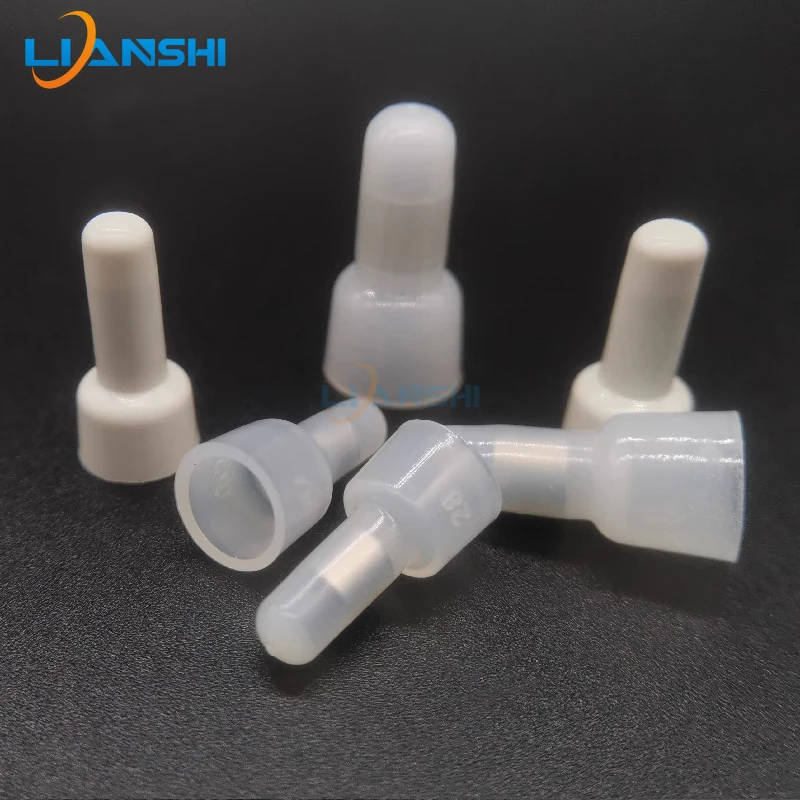 Pure purple copper pressure wire cap, nylon high-temperature PA66 thickened 3/4/5/6 purple copper nipple quick wiring terminal
