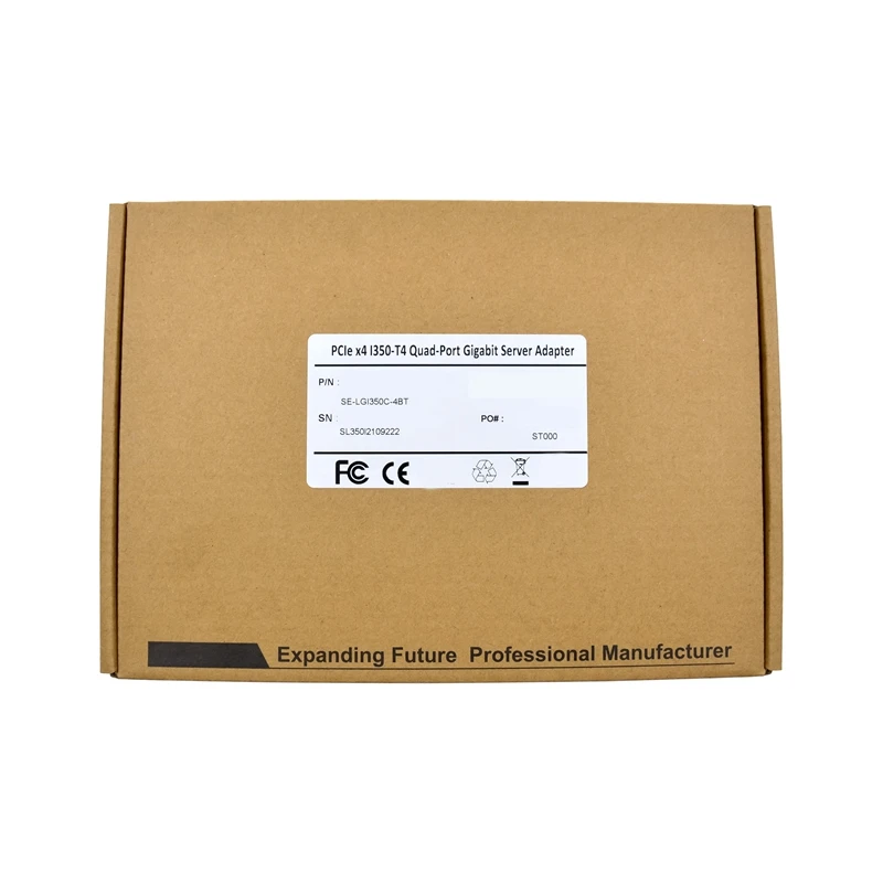 I350-T4 PCI-E X4 Gigabit Server Network Card Four-Port RJ45 Gigabit Industrial Vision Server Network Card Easy To Use