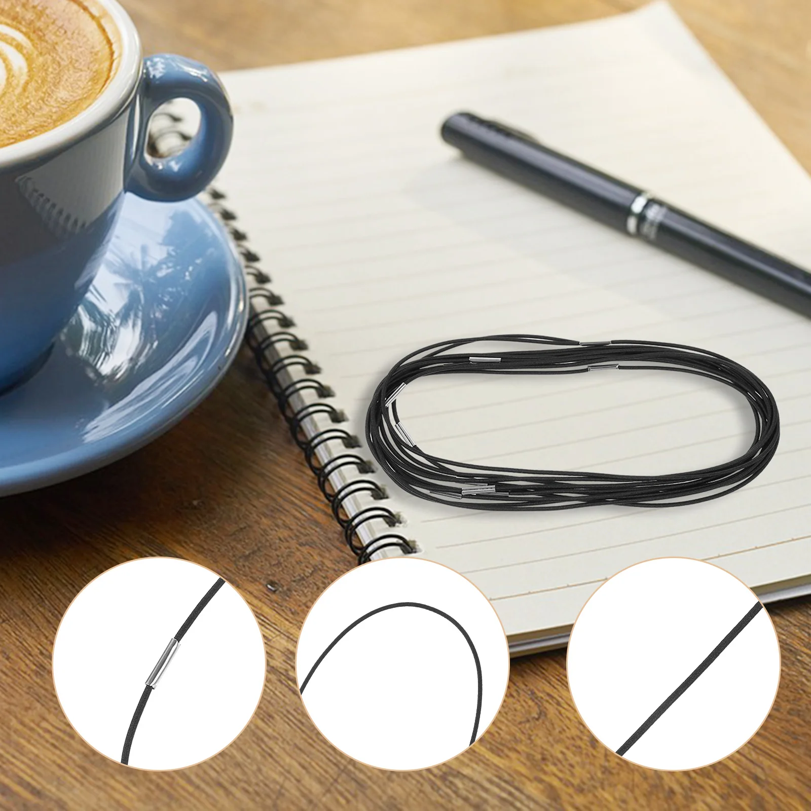 

10Pcs Stretchy Wrap Band Reliable Fixing Strap for Notebook Journal Book Travel Accessories Elastic Rubber Band