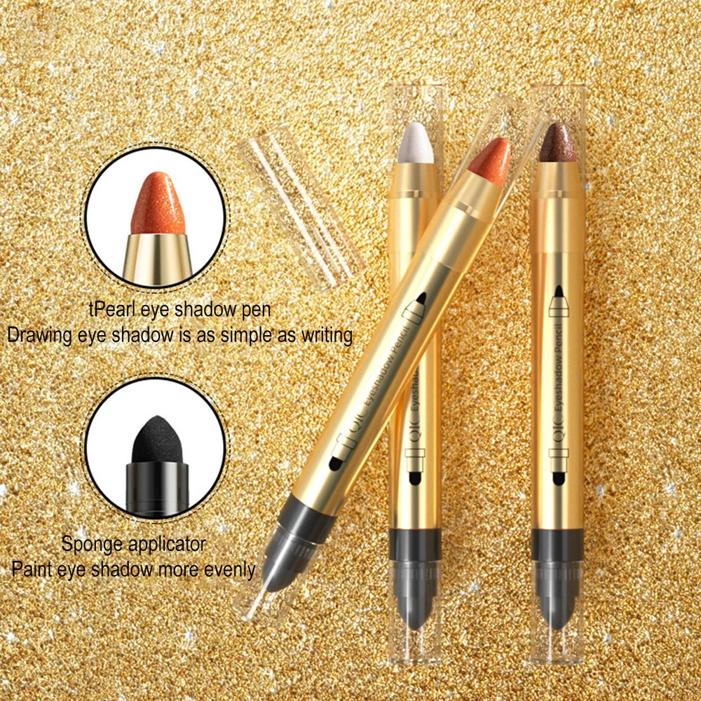 3 Colors Eyeshadow Pencil Glitter Highlighter Lasting Shadow Eyeliner Stick Natural Pigment Eye Makeup Beauty Cosmetics