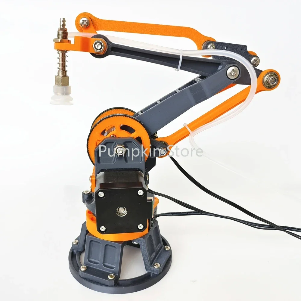 Desktop Mechanical Arm Aluminum Alloy Robot With Control Belt Limit With Suction Cup Machine Hand Play 3D Printing Stepper Motor