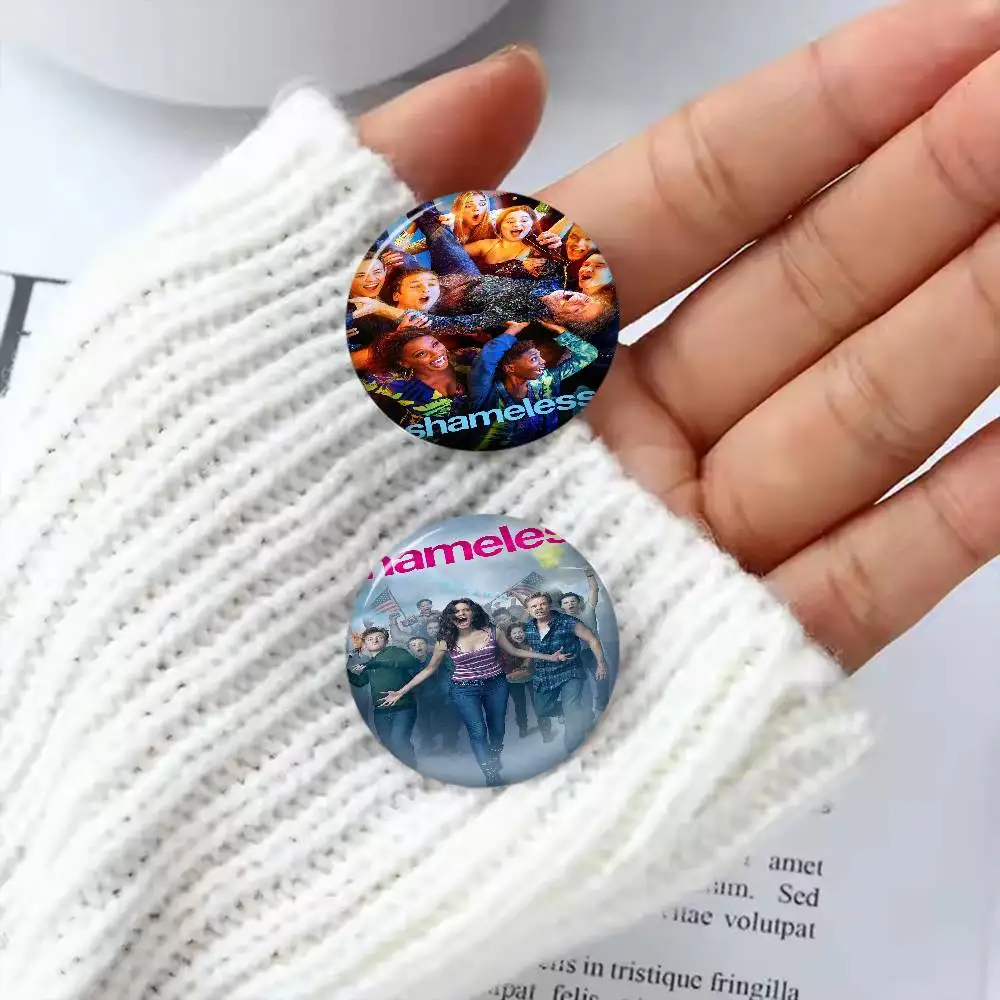 Tv Series Shameless Movie Classic Soft Button Pin Bright Printed Icon Gift For Friends Badge Collar Brooch Lapel Pin Metal #3
