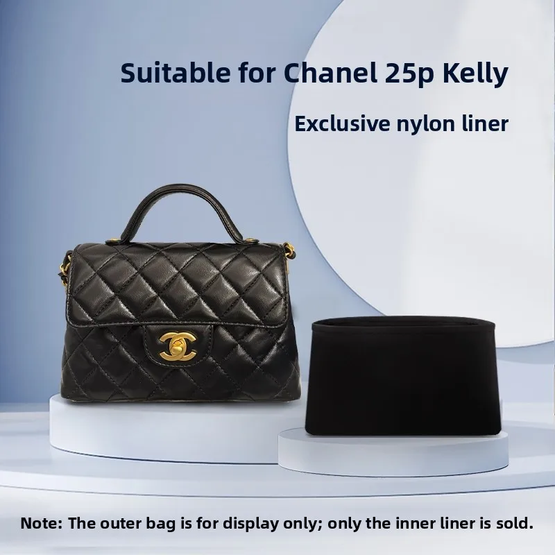 

Nylon Lined Handbag Inner ket Medium Insert for New 25p Bag Lightweight Silk Inner Bag Accories