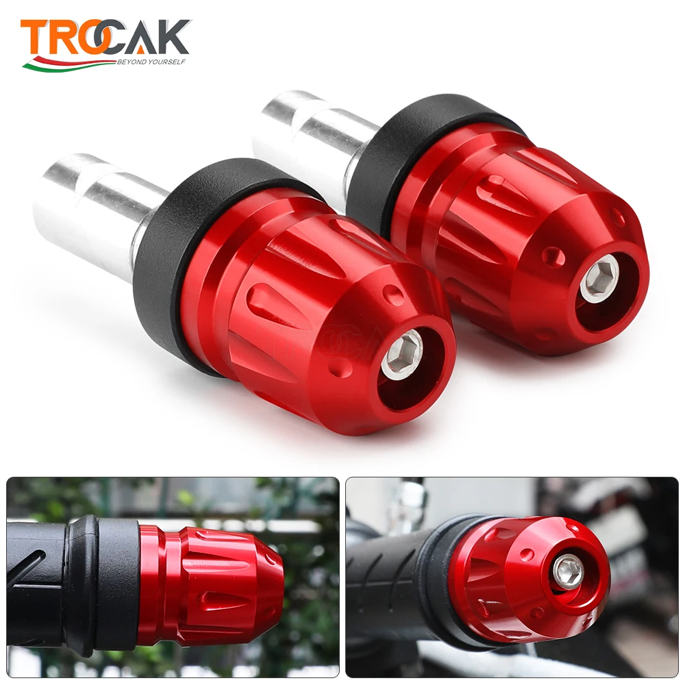 For Yamaha TMAX560 Tech Max Tmax TMAX530 SX DX Motorcycle Handlebar Grips Handle Bar Cap End Plugs Counterweight Cap Cover