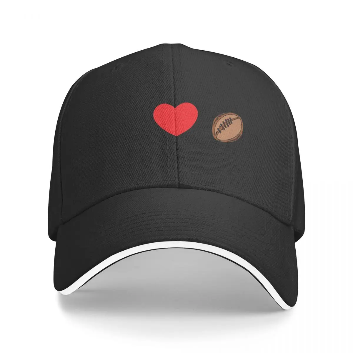 

Rugby Peace Love Rugby Baseball Cap Trucker Hat Golf Cap Custom Cap funny hat Women's Hats For The Sun Men's