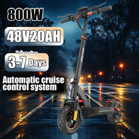 M4 PRO S+ MAX E-Scooters 800W Motor 48V20AH Battery Automatic Cruise Control System Electric Scooter 10-Inch Tire E-Scooter