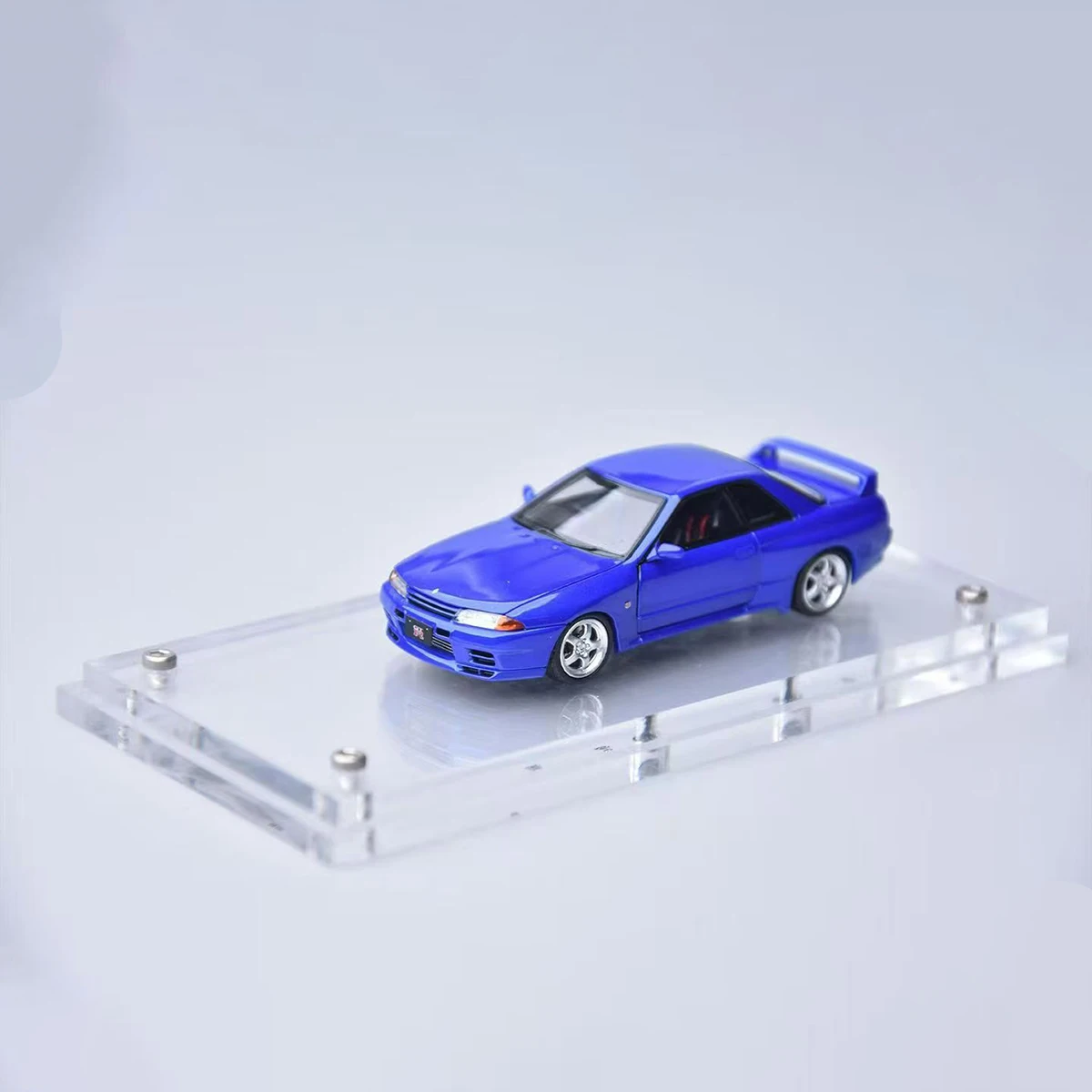 รถโมเดลโลหะผสมไดแคสต์ FH 1:64 R32 S-Tune แบบเปิดได้ทุกส่วน