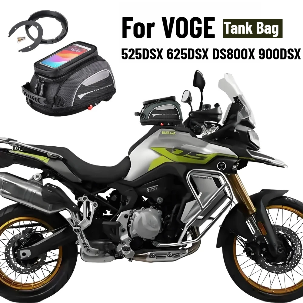 For VOGE 525DSX 625DSX DS800X 900DSX ADV Motorcycle Tank Bag Luggage Quick Lock Bags Ring Backpack Waterproof Flange 525 DSX 900