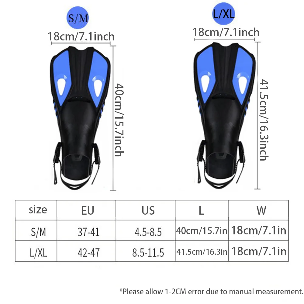 Maskenflossen-Schnorchel-Set, Schnorchelausrüstung für Erwachsene, Panoramablick, Schnorchelmaske, verstellbarer Tauchflipper, Schnorchel- und Reisetasche mit trockenem Oberteil – Detail 4