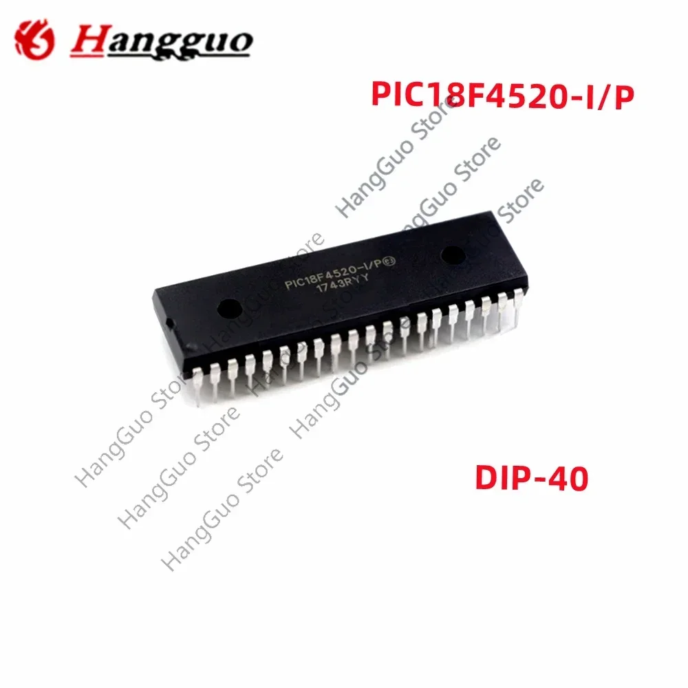 1PCS/Lot  Brand new original   PIC18F4520-I/P 18F4520-I 18F4520 DIP-40 IC microcontroller chip