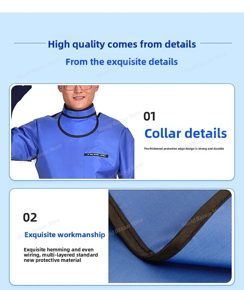 Radiation protection lead suit, 0.5 equivalent Lead aprons, dental CT room, radiology department LEAD aprons
