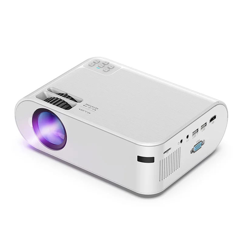 

P62 Home Theater LED USB Video Beamer For Mobile Phone Mini Projector Android 4500 Lumens 1920*1080P Supported Miracast