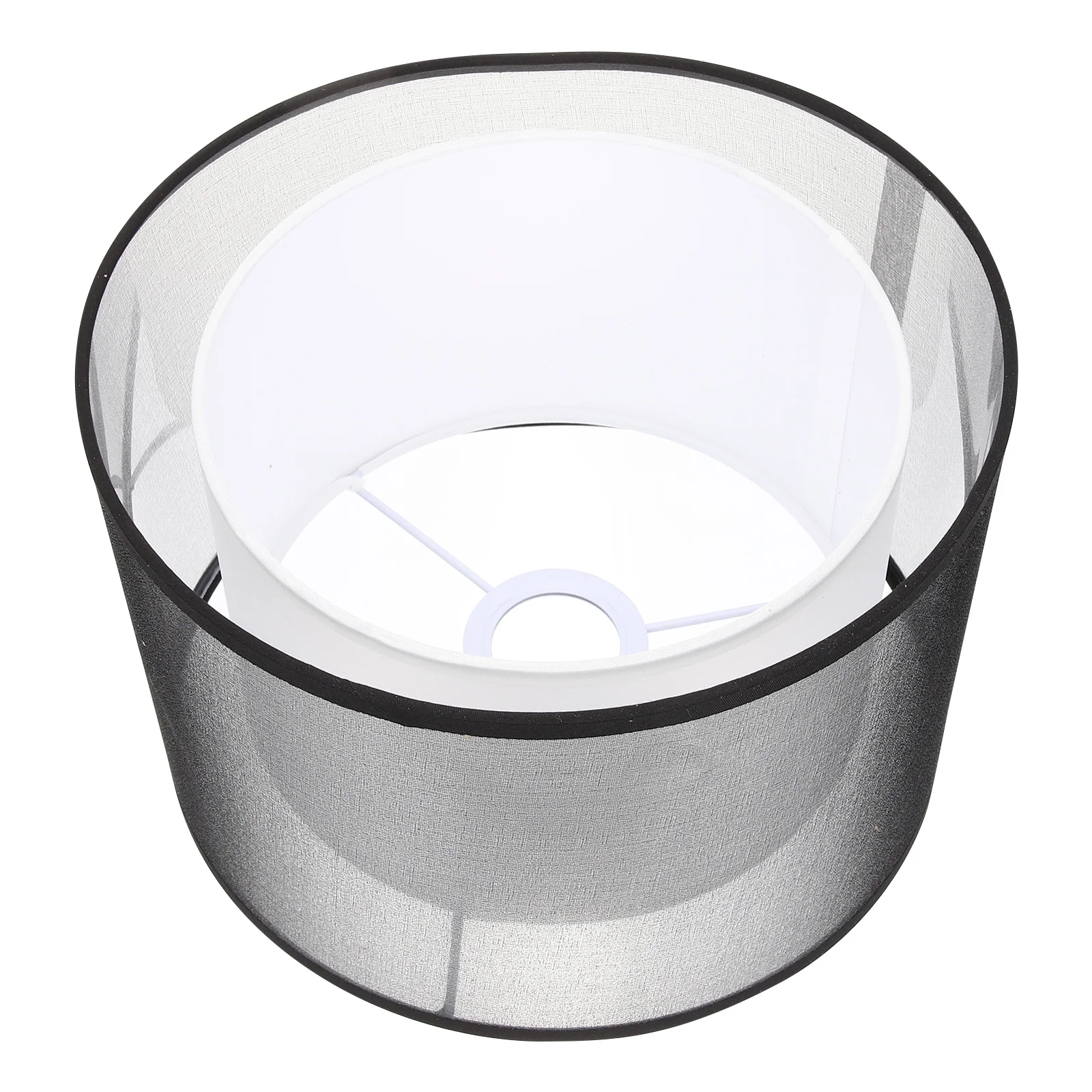 

Double Layer Fabric Lamp Shade Decorative Lampshade for Pendant Table Floor Light Cover Warm Living Room Bedroom Ceiling Lamp