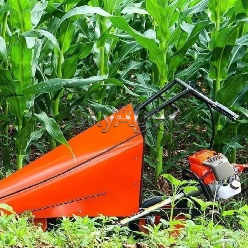 Hand Pulled Harvesting Machine Labor Saving Compact Structure Easy Operation For Farm Agricultural Harvesting Application Work