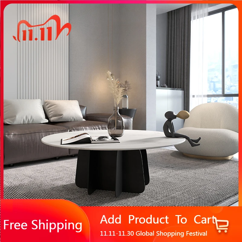 

European High Quality Coffee Table Simple Design Aesthetic Unique Trendy Side Table Decoration Mesa Auxiliar Lounge Furniture